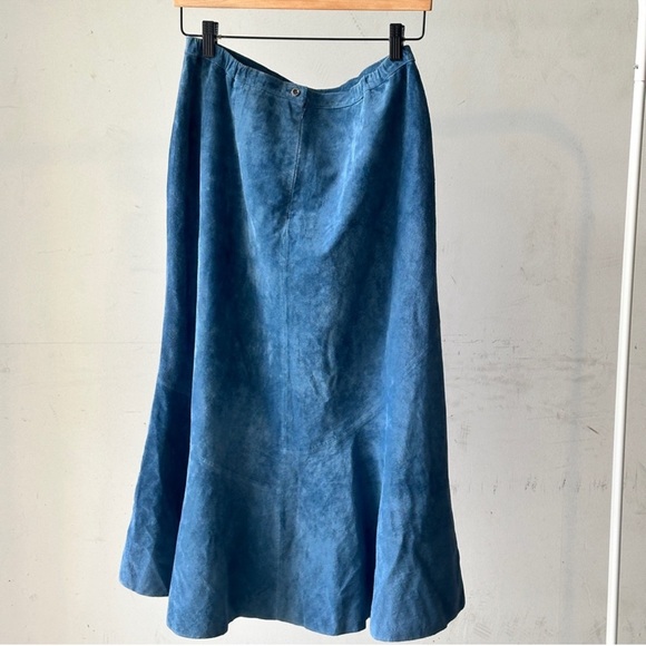 Vintage Chicos Suede (100% Leather) Skirt - Picture 3 of 3